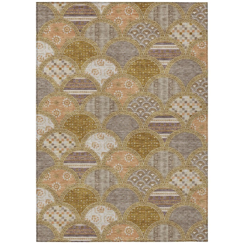 Chantille Machine Washable Indoor/Outdoor Abstract ACN2863 Walnut 10 ft. x 14 ft. Area Rug price history on PriceWatchPro