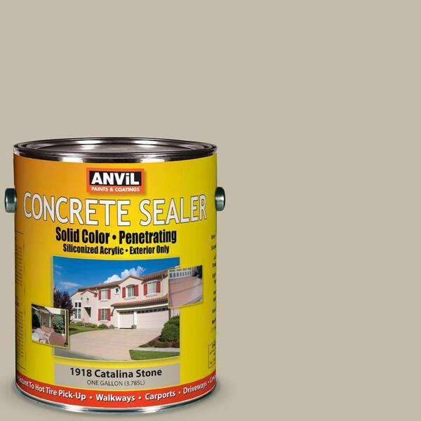 Anvil 1-gal. Catalina Stone Siliconized Acrylic Solid Color Exterior Concrete Sealer-DISCONTINUED