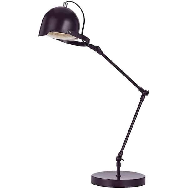 AF Lighting Cooper 22.5 in. Grape 4-Way Adjustable Desk Lamp