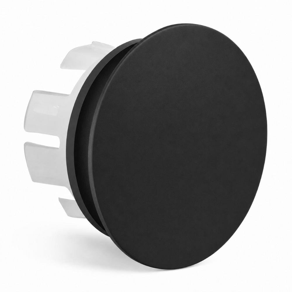 1.25 in. Solid Snap-In Sink Overflow Hole Cover in Matte Black price history on PriceWatchPro