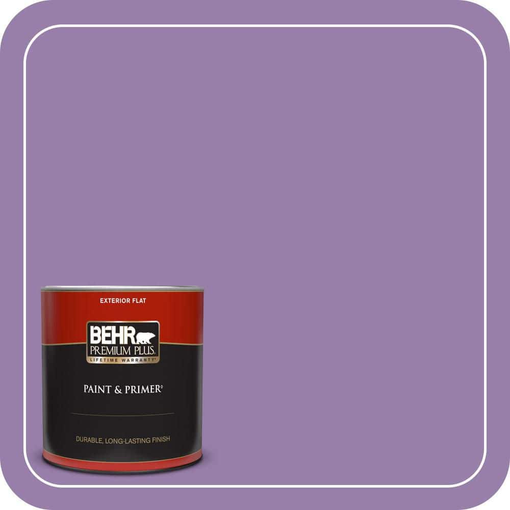 1 qt. #650B-6 Elite Wisteria Flat Exterior Paint & Primer price history on PriceWatchPro