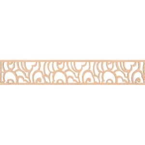 Springfield Fretwork 0.25 in. D x 46.625 in. W x 8 in. L Red Oak Wood Panel Moulding