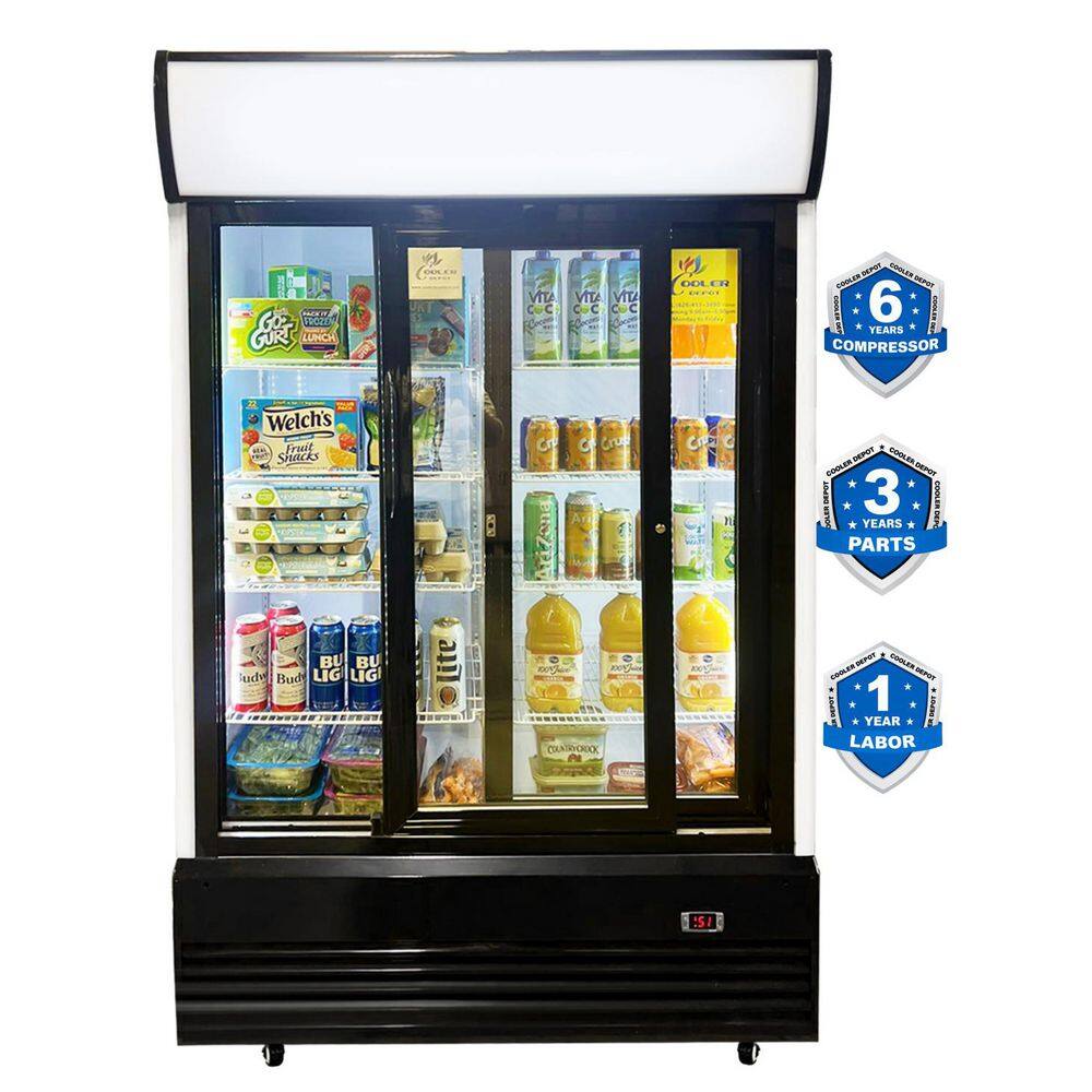LG 48 in. W 35.3 cu. ft. Sliding Glass Door Reach-In Merchandiser in White price history on PriceWatchPro