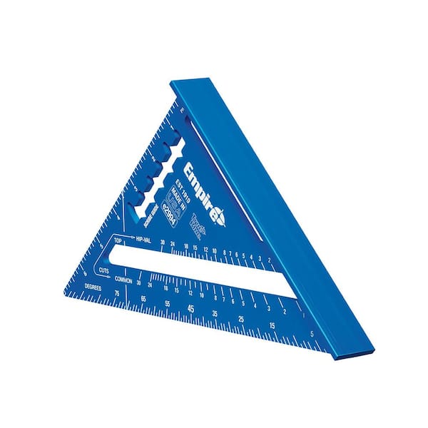 Empire - 7 in. Laser Etched Aluminum Rafter Square