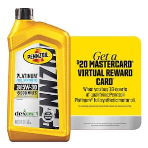 Platinum SAE 5W-30 Full Synthetic Motor Oil 1 Qt.