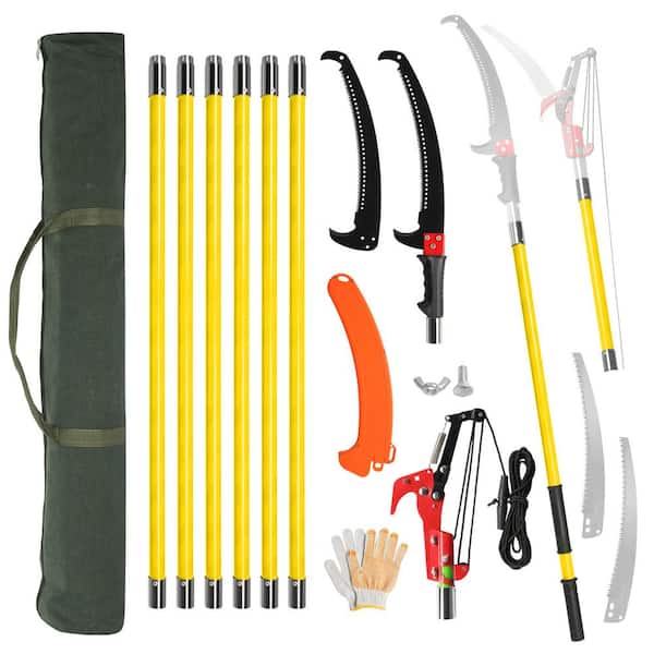 Karl home 312 in. Yellow Manual Pole Saw Tree Trimmers Hand Pruner