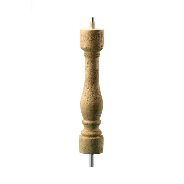 Fypon 27-27/32 in. x 5-11/32 in. x 5-11/32 in. Polyurethane Baluster Euro Stone Texture