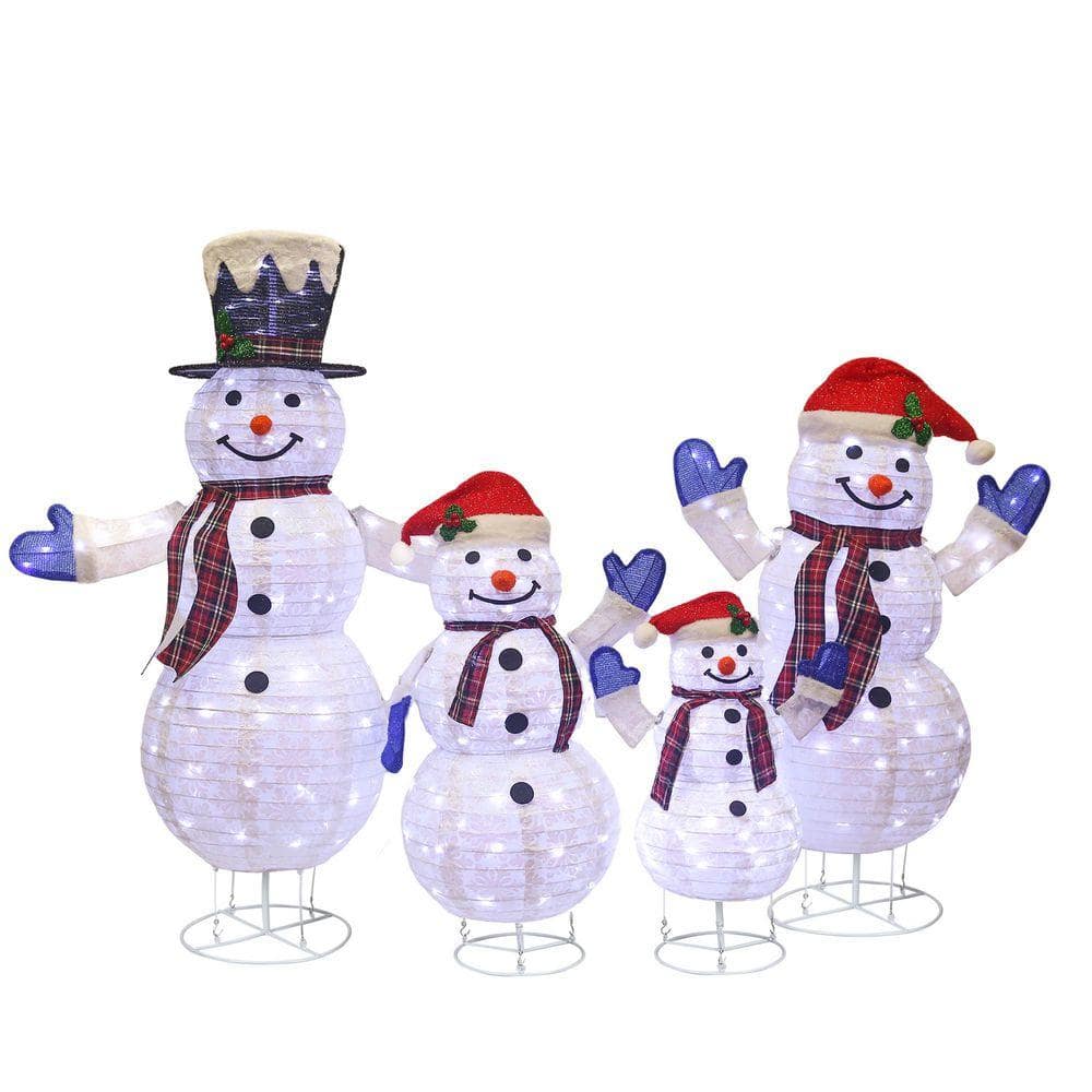 Starfree 47.5 in. 4-Piece Outdoor Christmas Decoration Pop-Up