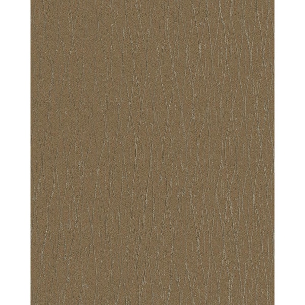 Unbranded Tree Bark Texture Gold Metallic Finish Vinyl on Non-Woven Non-Pasted Wallpaper Roll