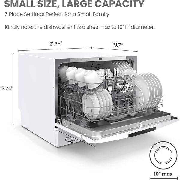 Midea table shops dishwasher