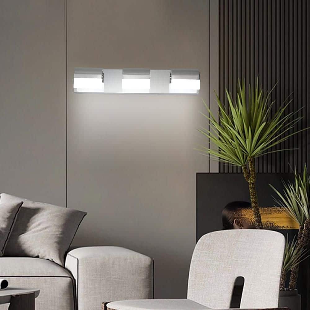 22 in. 3-Light Chrome LED Vanity Light price history on PriceWatchPro