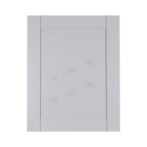 Anchester Shaker Light Gray Decorative Door Panel 24-in. W x 30-in H x 0.75-in D