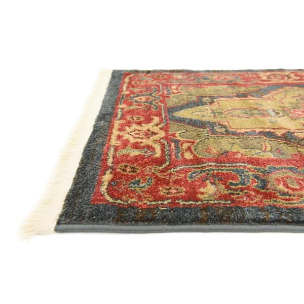Sahand Arsaces Navy Blue 2' 2 x 3' 0 Area Rug