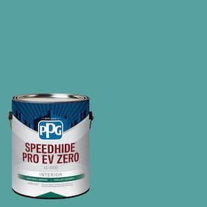 Speedhide Pro EV Zero 1 gal. PPG1147-5 Teal Bayou Flat Interior Paint