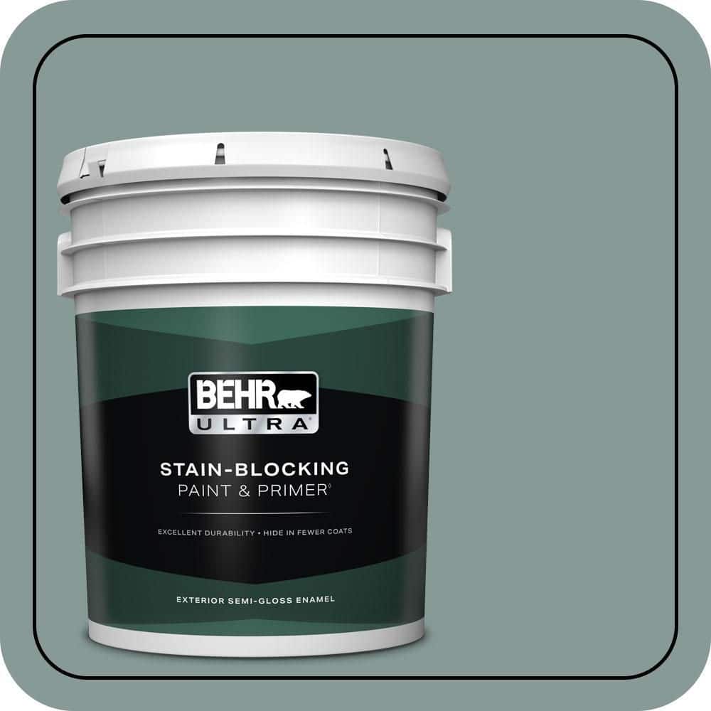 5 gal. #N430-4 Rainy Afternoon Semi-Gloss Enamel Exterior Paint & Primer price history on PriceWatchPro