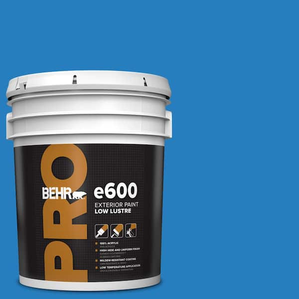BEHR PRO 5 gal. #P510-6 Brilliant Blue Low Luster Exterior Paint