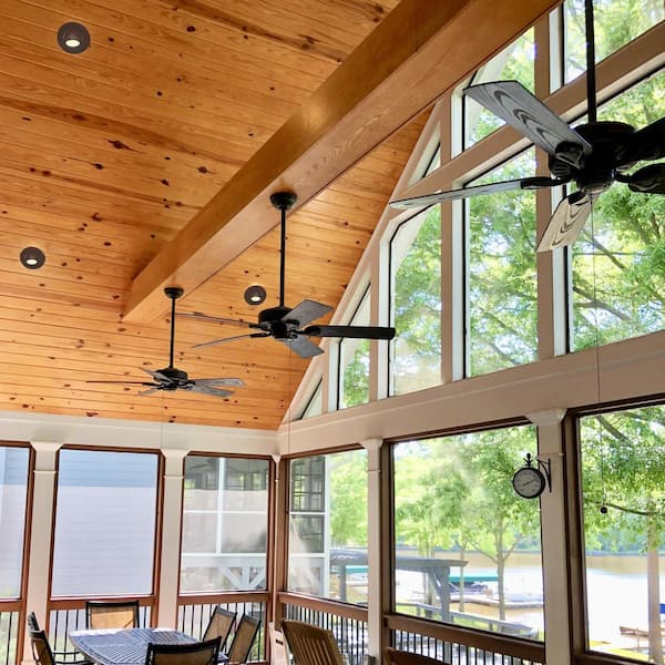 Recessed lighting deals in wood ceiling