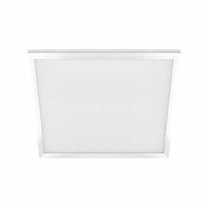 2 ft. x 2 ft. 48-Watt White Integrated Edge-Lit Flat Panel T-Bar Grid Flush Mount LED Troffer with Color Changing CCT