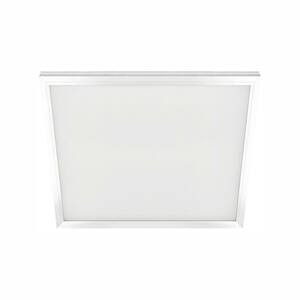2ft. x 2ft. 48W 4250 Lumen White Integrated LED Edge-Lit Flat Panel T-Bar Grid Flush Mount Troffer Color Changing CCT