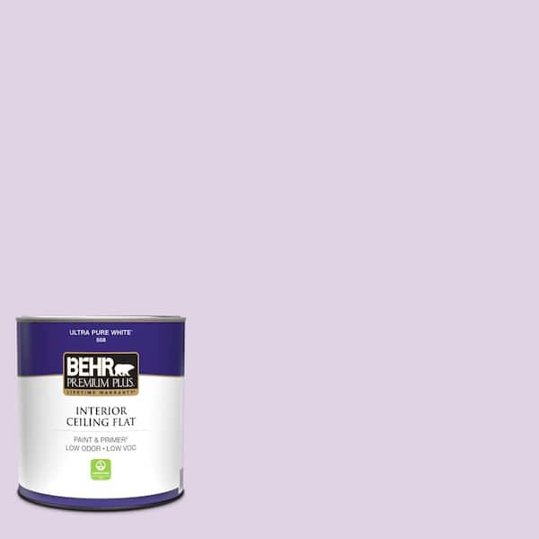 BEHR PREMIUM PLUS 1 qt. #M570-2 Monologue Ceiling Flat Interior Paint
