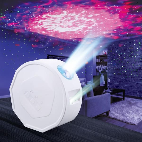 One Fire Galaxy Projector Starlight Projector Moon Projector, 48 Light  Modes+Rotating Star Projector Galaxy Lights for Bedroom, Bluetooth Music  Night