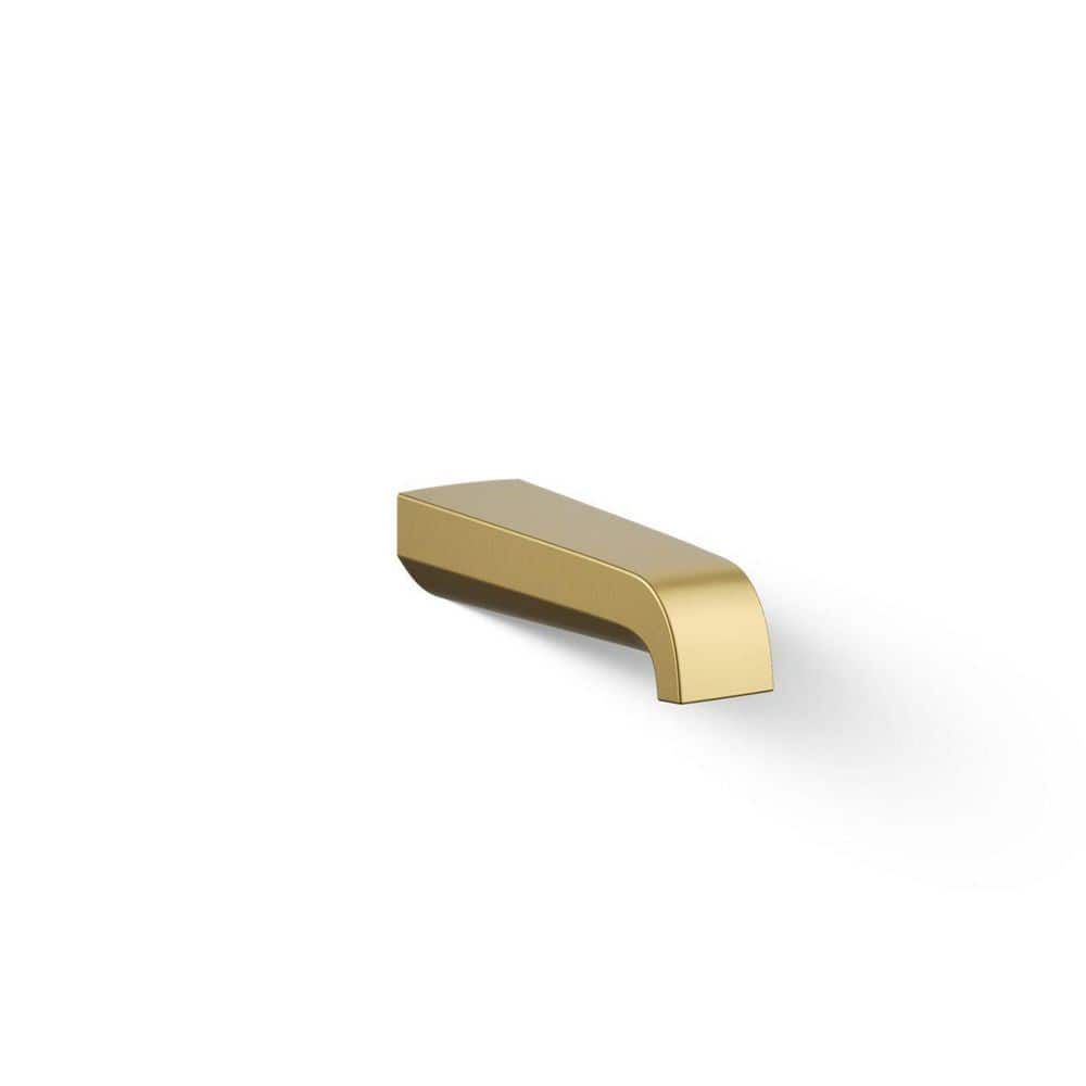 Pitch Wall-Mount Bath Spout in Vibrant Brushed Moderne Brass price history on PriceWatchPro