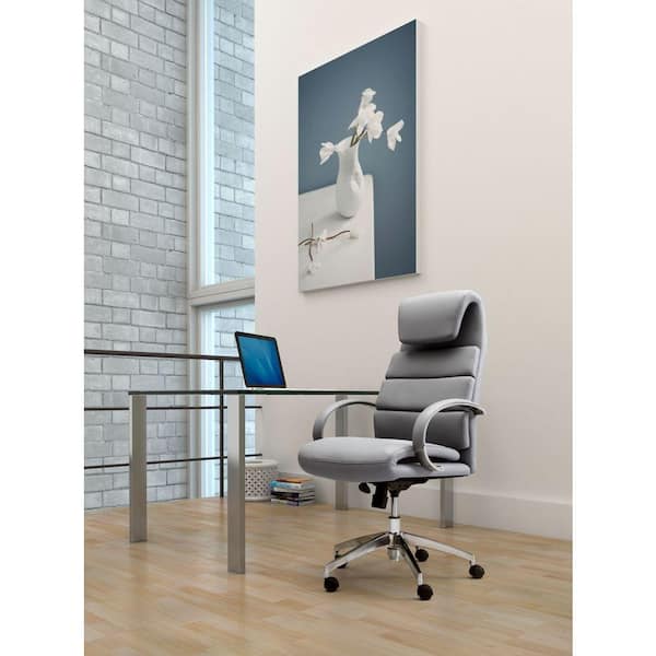 ZUO Lider Comfort Gray Office Chair