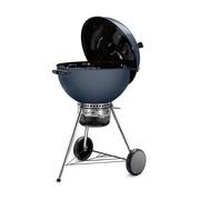 22 in. Master-Touch Charcoal Grill in Slate Blue