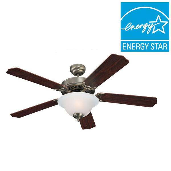 Generation Lighting Quality Max Plus 52 in. Antique Brushed Nickel Indoor Ceiling Fan
