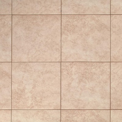 TrafficMaster Island Sand Beige 16 in. x 16 in. Ceramic Floor and Wall Tile  (15.5 sq. ft. / case) UE4L