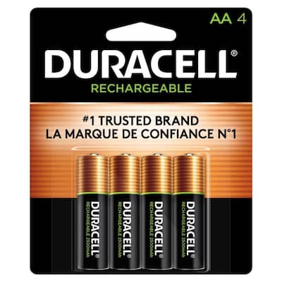 Duracell Coppertop Alkaline AA Batteries (4-Pack), Double A Batteries  MN1500B4Z-03561 - The Home Depot