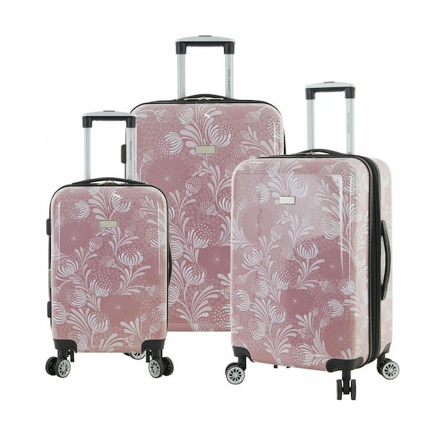 TCL 3-Piece Exp. Rolling Hardside Luggage Set with 8-Wheel Spinners