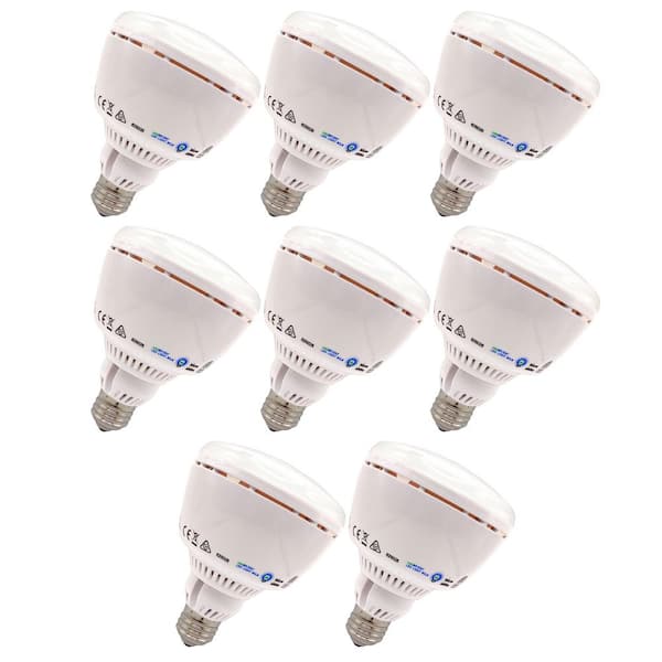 Viribright 65-Watt Equivalent BR30 Dimmable UL Listed Recessed Flood LED Light Bulb, Daylight 6500K (8-Pack)