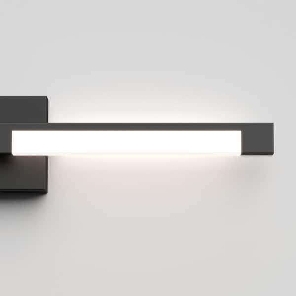 Artika Tivoli 27 in. 1-Light Matte Black Modern Integrated LED