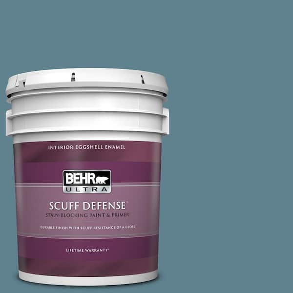 BEHR ULTRA 5 gal. #S470-5 Blueprint Extra Durable Eggshell Enamel Interior Paint & Primer