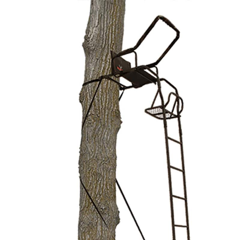 17 ft. Warrior DXT Lightweight Portable Hunting Outside Tree Stand Ladder