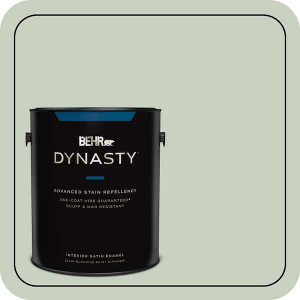 BEHR DYNASTY 1 gal. #PPF-25 Terrace View Satin Enamel Interior Stain-Blocking Paint and Primer