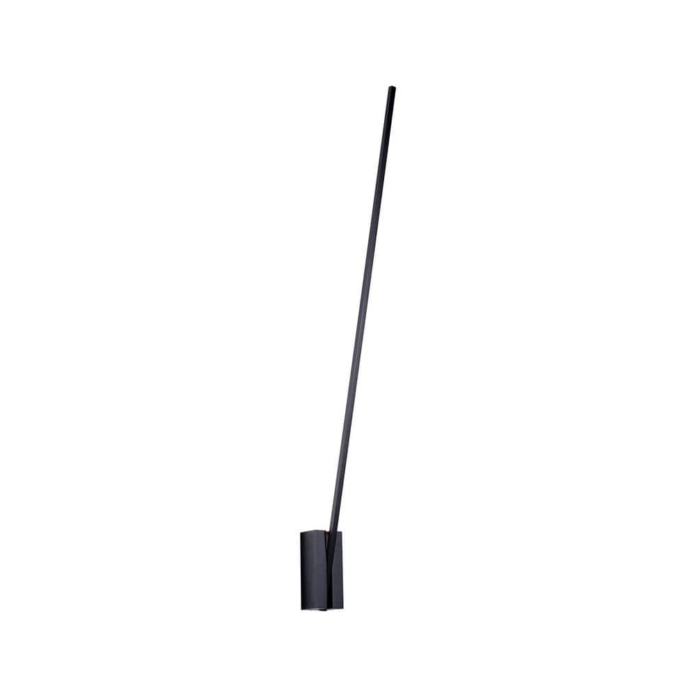 Black Aluminum 47" Dimmable LED Wall Sconce