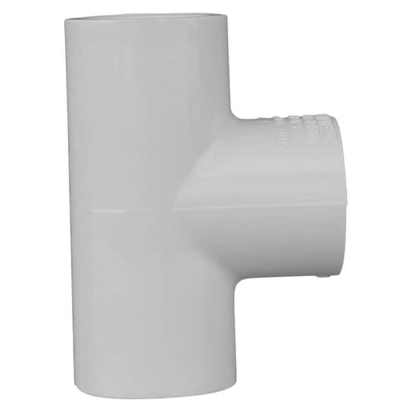 Charlotte Pipe 1 in. x 1 in. x 3/4 in. PVC Schedule 40 S x S x S Reducing Tee Fitting - image 5