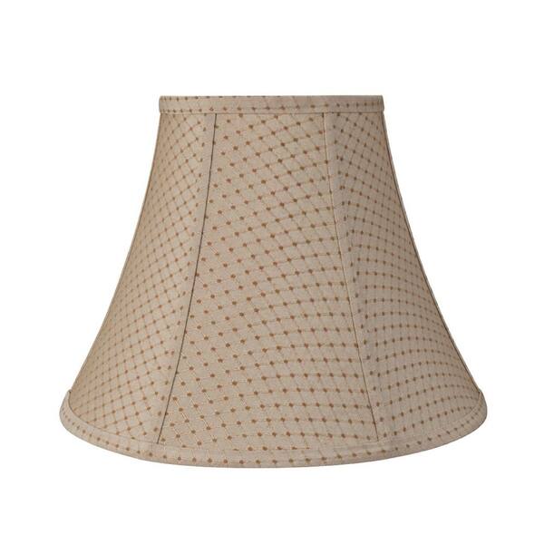 Aspen Creative Corporation 14 in. x 11 in. Beige Bell Lamp Shade