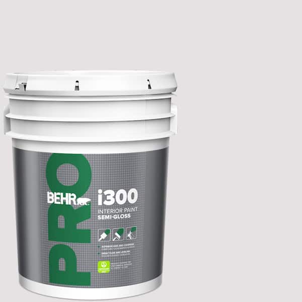 BEHR PRO 5 gal. #PR-W02 Early Crocus Semi-Gloss Interior Paint