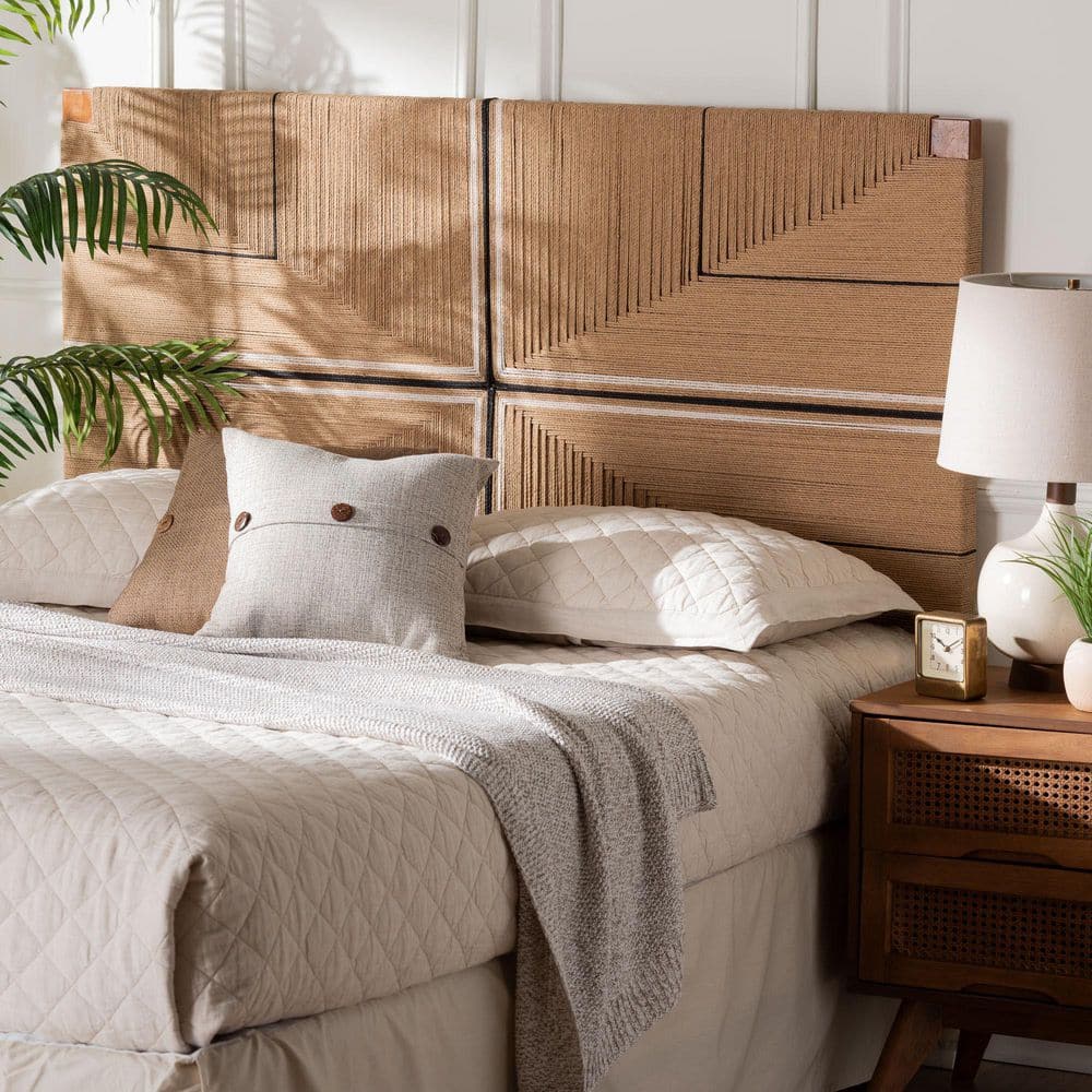 Prita Natural Brown Queen Standalone Headboard price history on PriceWatchPro