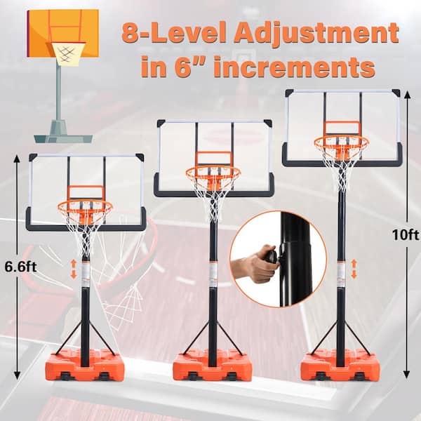 The NBA Basketball Hoop: The Official Height and NBA Rim Size
