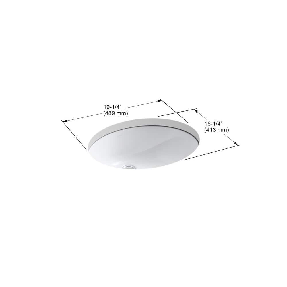 Black Ceramic Oval Undermount Pedestal Bathroom Sink