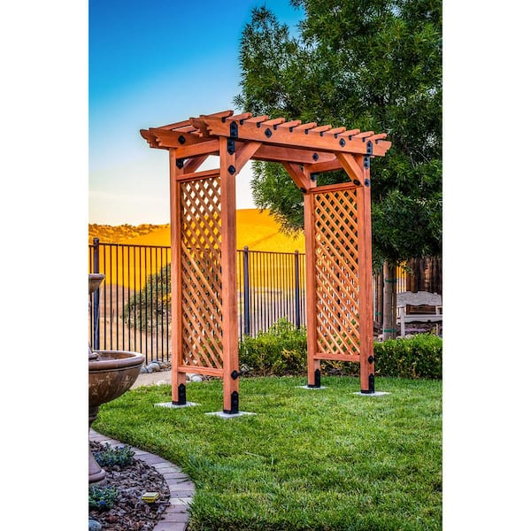 Outdoor Accents Mission Collection 5 in. ZMAX, Black Powder-Coated Deck Joist Tie for 2x Nominal Lumber