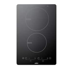 13.38 in. W Built-In Induction Modular Cooktop in Black with 2 Elements, 115V