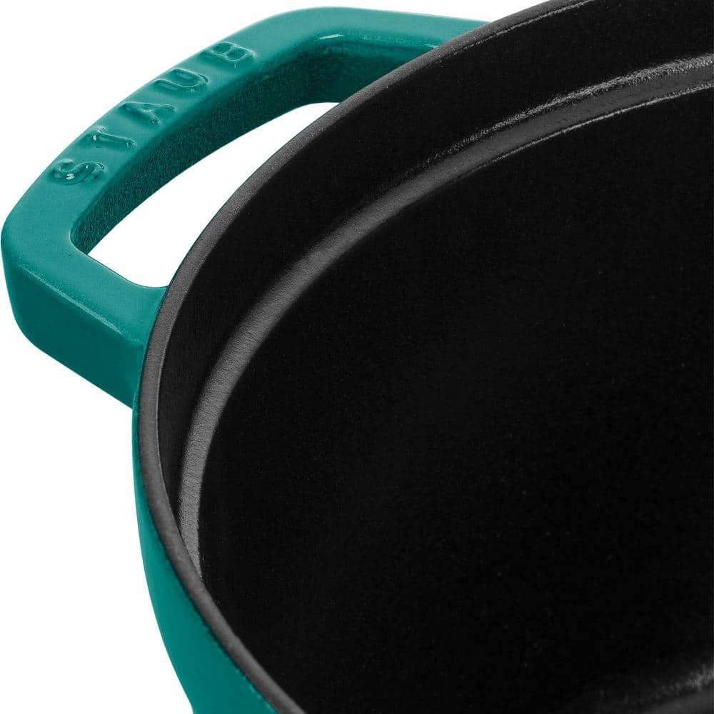 Teal Enameled Cast Iron 7-qt Round Dutch Oven
