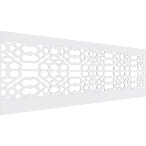 Ekena Millwork 40 in. H x 94-1/2 in. W 21.04 sq. ft. Harlingen PVC Wainscot Paneling Kit