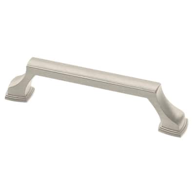 Brightened Opulence 3-3/4 in. (96mm) Center-to-Center Satin Nickel Drawer Pull