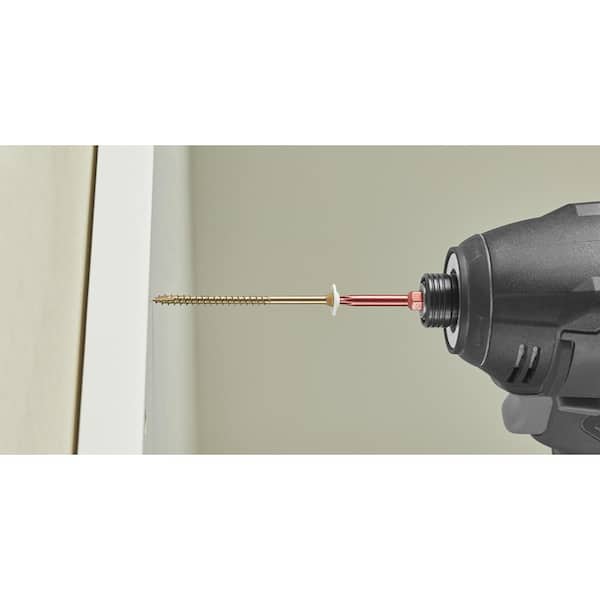 #8 x 2-1/2 in. White Star Drive Low-Profile Washer-Head Wood Cabinet Screw (80-Pack)